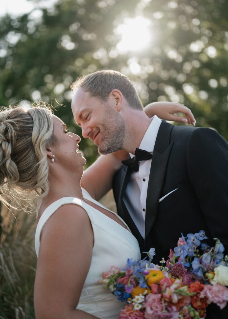 canadian couple together during their destination elopement