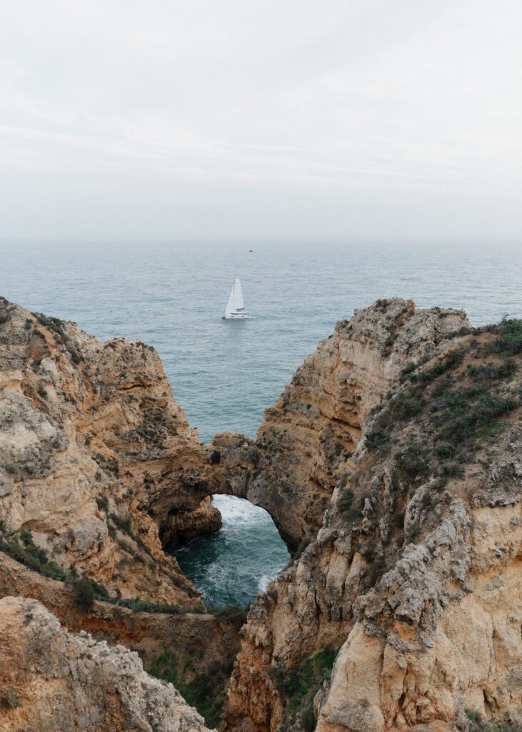 algarve coast rocky cliffs