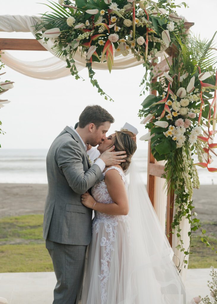 canadian couple during their bali elopement